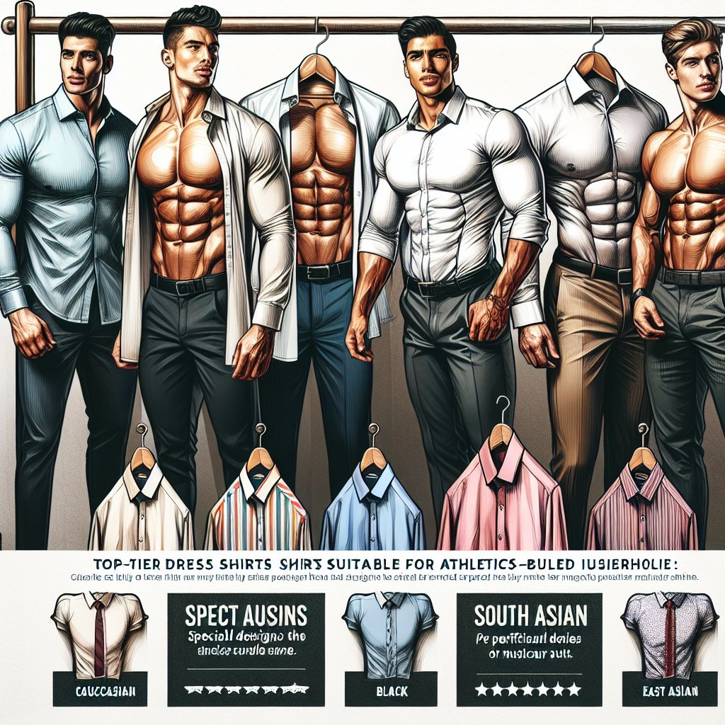 5 Best Dress Shirts For Athletic Build Men | Shirts For Muscular Guys –  Hidden Forever