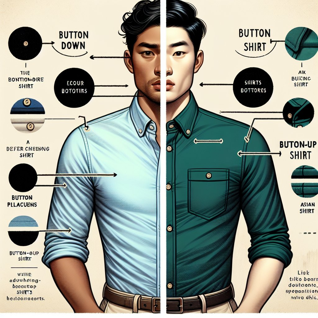 What Is Differences Between ButtonUp & ButtonDown Shirts? Hidden Forever