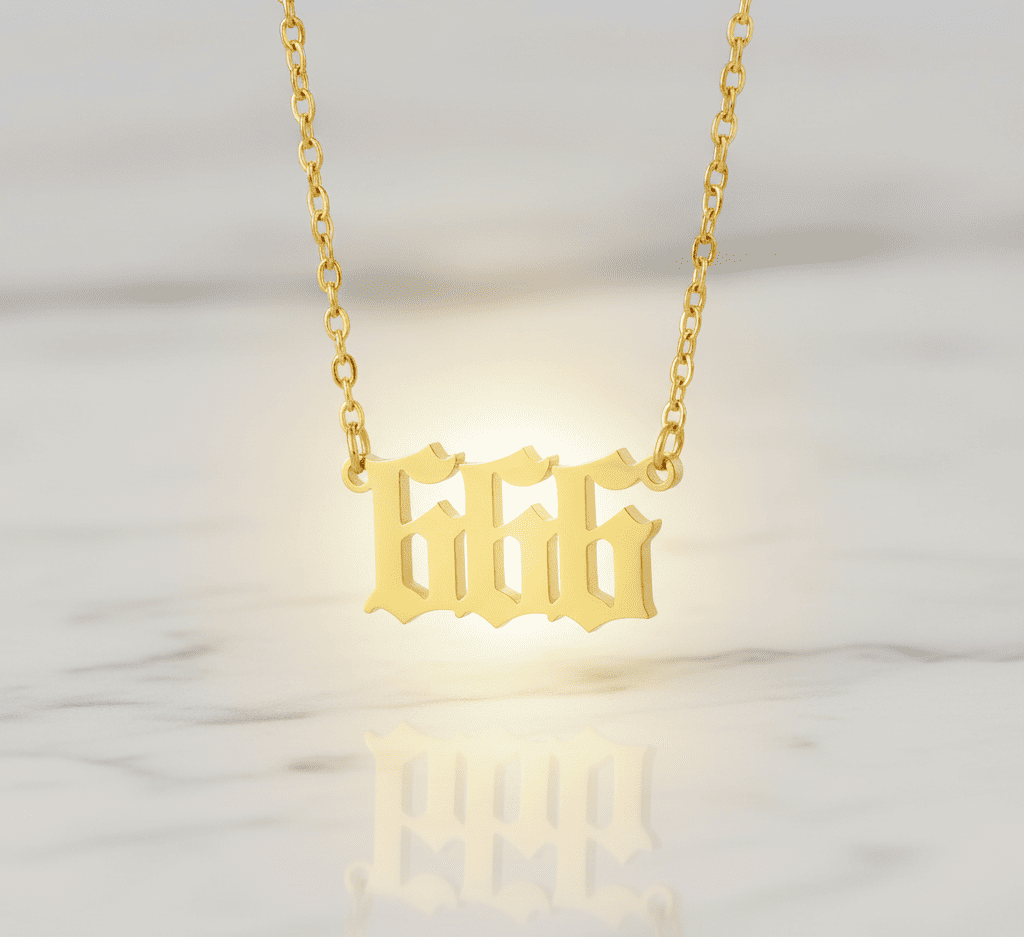 Angel Number Necklace - Hidden Forever