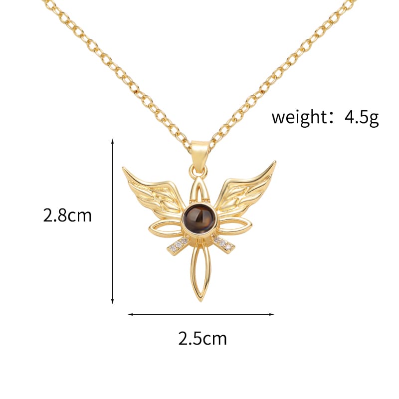 Celestial Wings Memory Projection Necklace - Hidden Forever