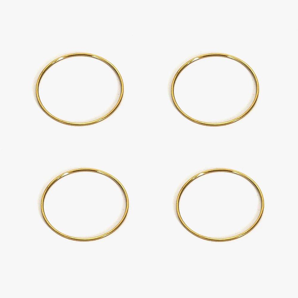 Dainty 18 Gold & Silver Rings - Hidden Forever