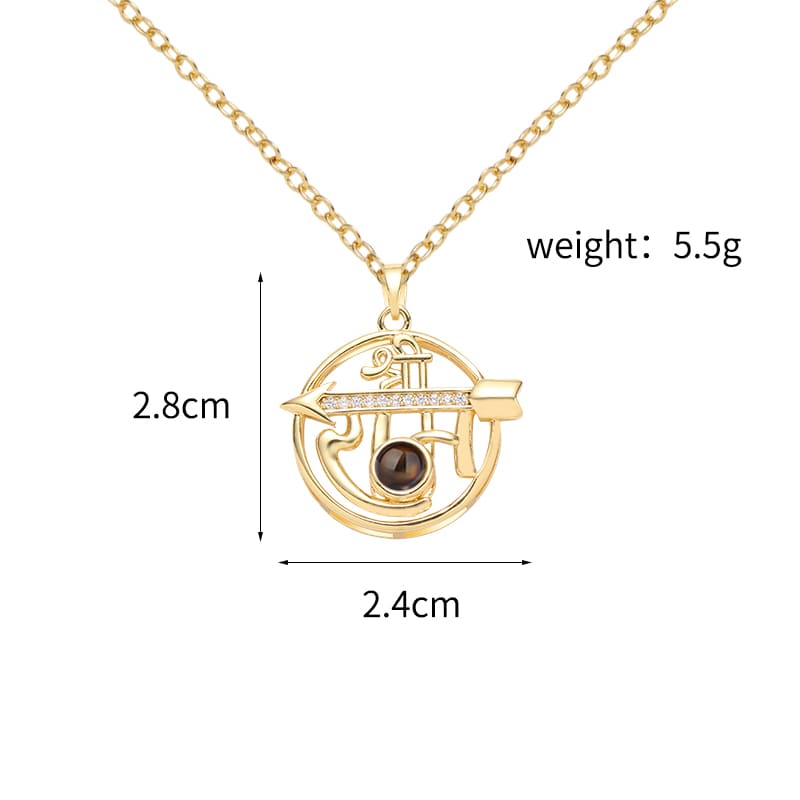 Destiny Arrow Projection Necklace - Hidden Forever