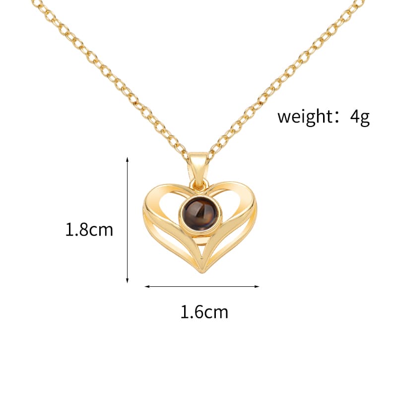 Endless Love Projection Necklace - Hidden Forever