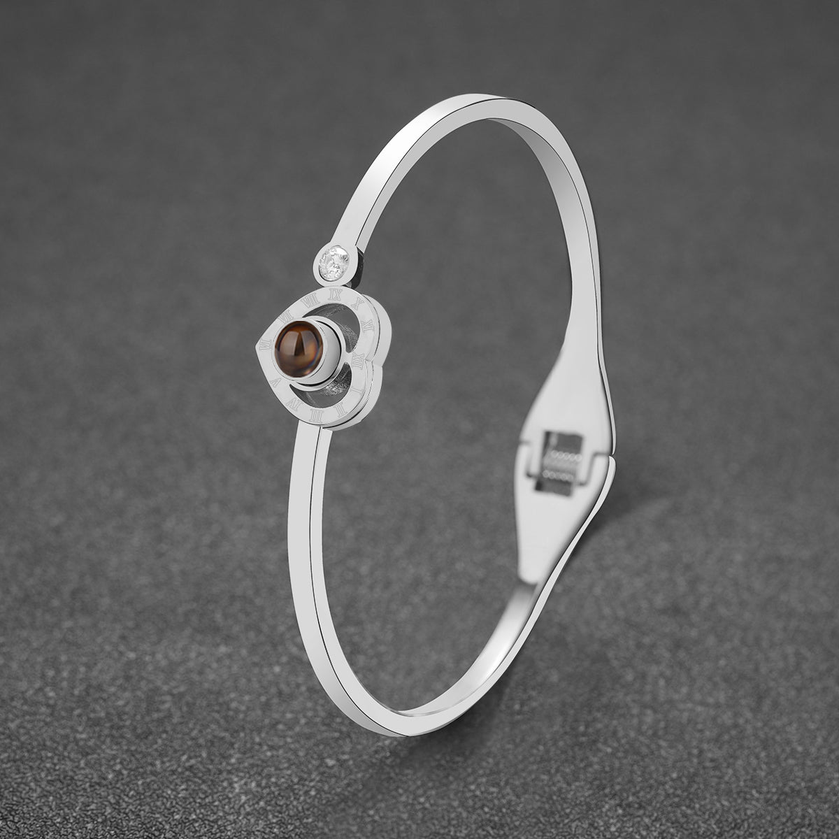 Eternal Gaze Hidden Photo Bangle - Hidden Forever