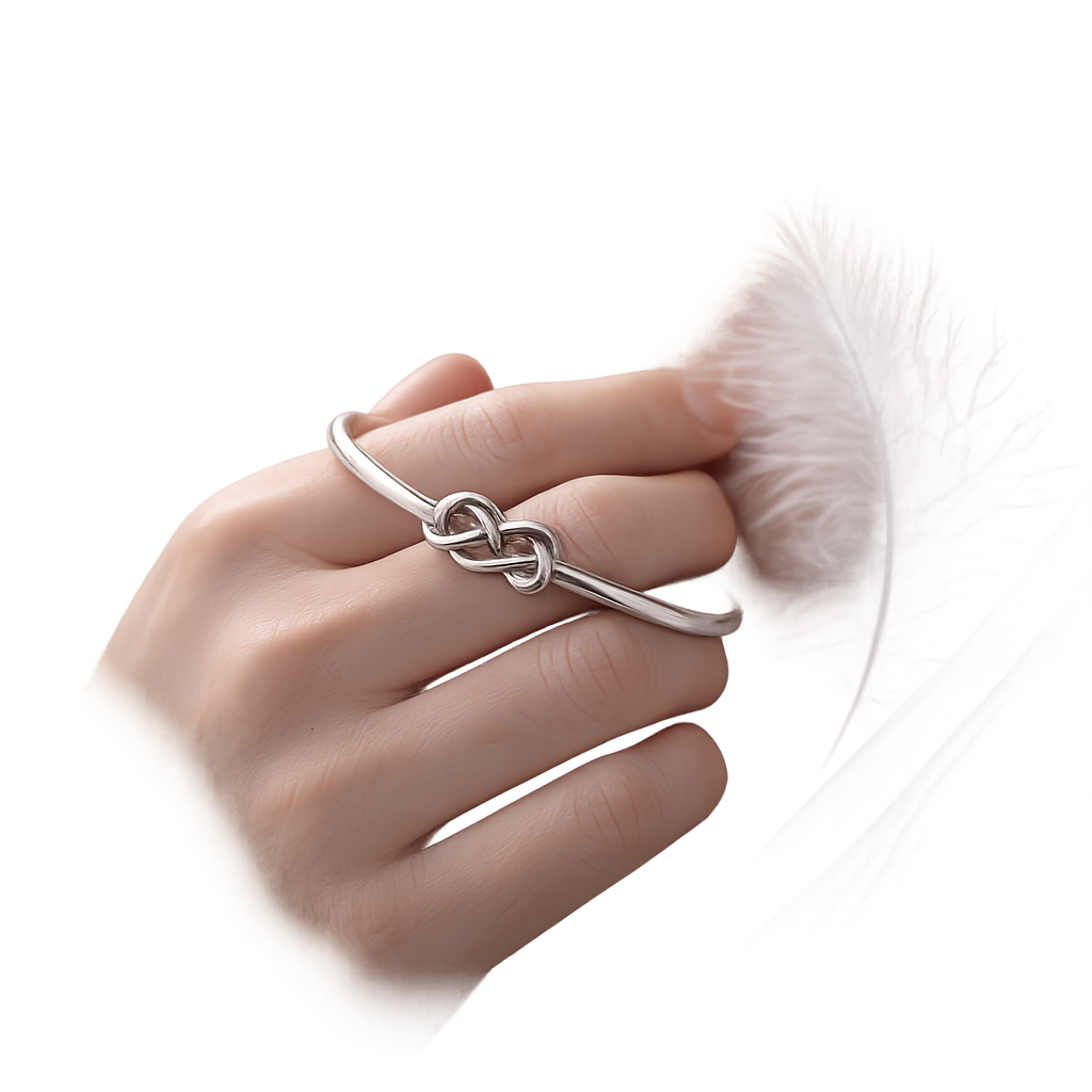 Forever In My Heart Memorial Bond Knot Bracelet