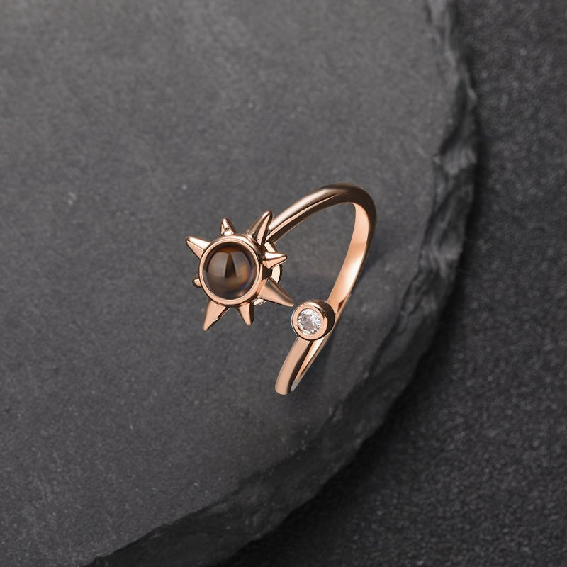 NovaSpike Hidden Photo Ring - Hidden Forever