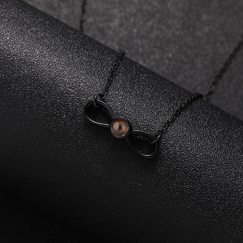 Timeless Love Knot Hidden Photo Necklace - Hidden Forever