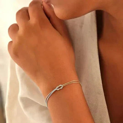 Wife and Husband Bond Knot Bracelets - Hidden Forever