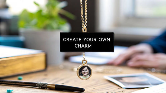 How to create your own charm: Turn a Photo into Projection Jewelry