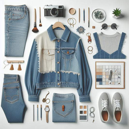 Denim Top Outfit - Hidden Forever