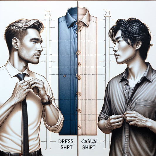 Dress Shirt Vs. Casual Shirt | Collars And Buttons Compared - Hidden Forever