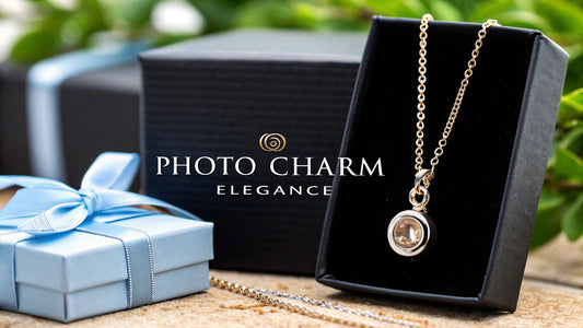 Elegant Photo Charm Necklaces | Personalized Jewelry - Hidden Forever