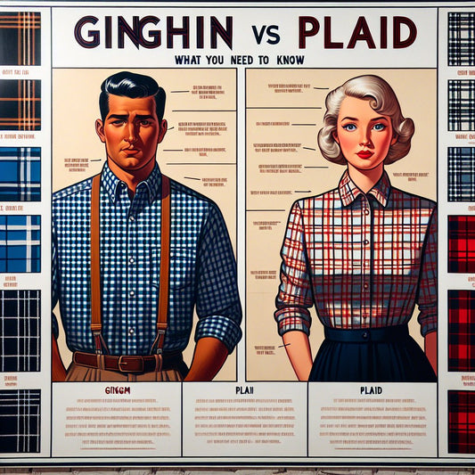 Gingham Shirts Vs Plaid Shirts - What You Need To Know - Hidden Forever