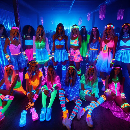 Glow Party Outfits - Hidden Forever