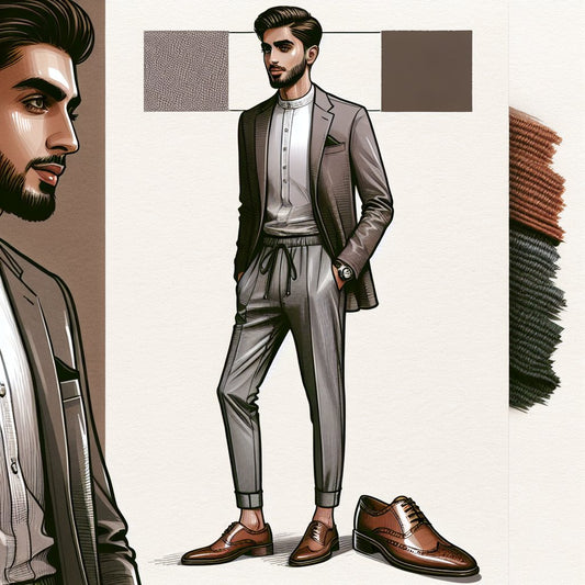 Grey Pants Brown Shoes | The Elevated Color Combination For Men - Hidden Forever