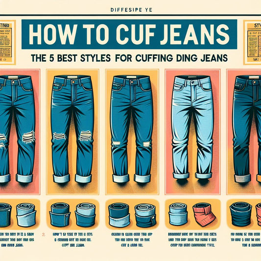 How To Cuff Jeans - The 5 Best Styles For Cuffing Jeans - Hidden Forever