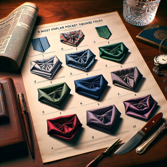 How To Fold A Pocket Square: The 8 Most Popular & Functional Pocket Square Folds - Hidden Forever