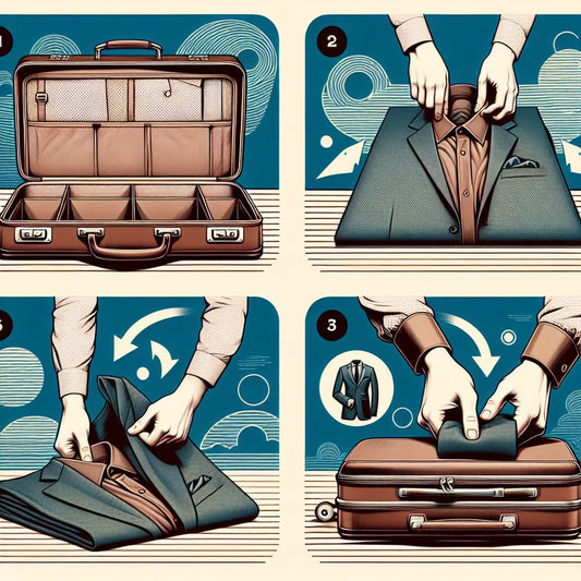 How To Pack A Suit In A Suitcase | A Step-By-Step Guide To Avoid Wrinkles - Hidden Forever