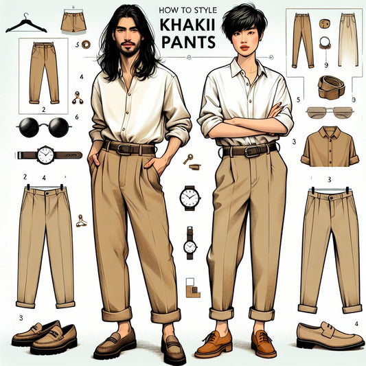 How To Style Khaki Pants - Hidden Forever