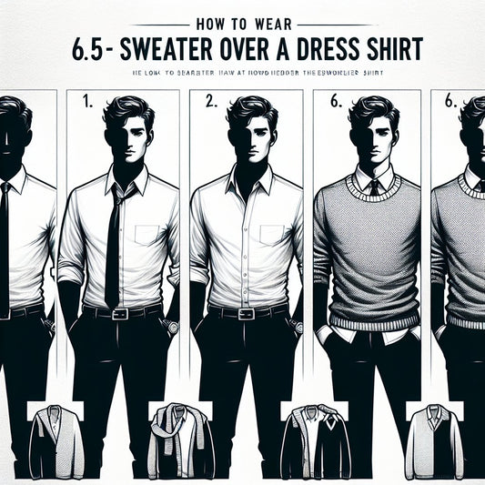 How To Wear A Sweater Over Dress Shirt - Hidden Forever