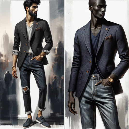 How To Wear Blazer And Jeans For Men - Hidden Forever