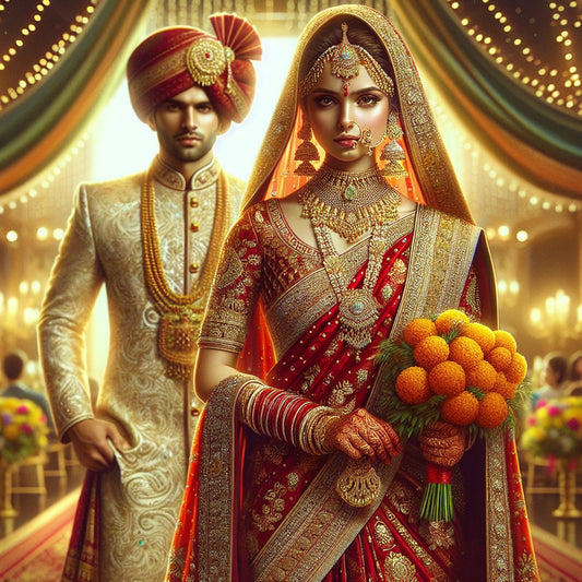 Indian Wedding Attire - Hidden Forever