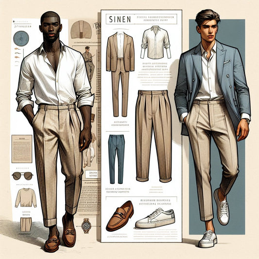 Mens Linen Pants Outfit - Hidden Forever