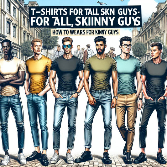 T-Shirts For Tall Skinny Guys: How To Wear Shirts For Skinny Guys - Hidden Forever