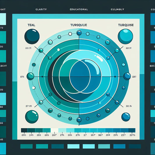 Teal Vs Turquoise | Differences Between The Blue Colors - Hidden Forever