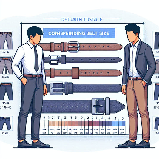 Understanding Belt Sizes For Men | Belt Size Chart And Guide - Hidden Forever