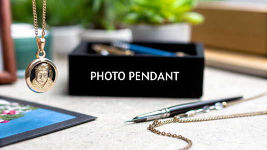 Your Guide to Custom Photo Pendant Necklaces - Hidden Forever