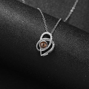 Endless Devotion Charm Hidden Photo Necklace