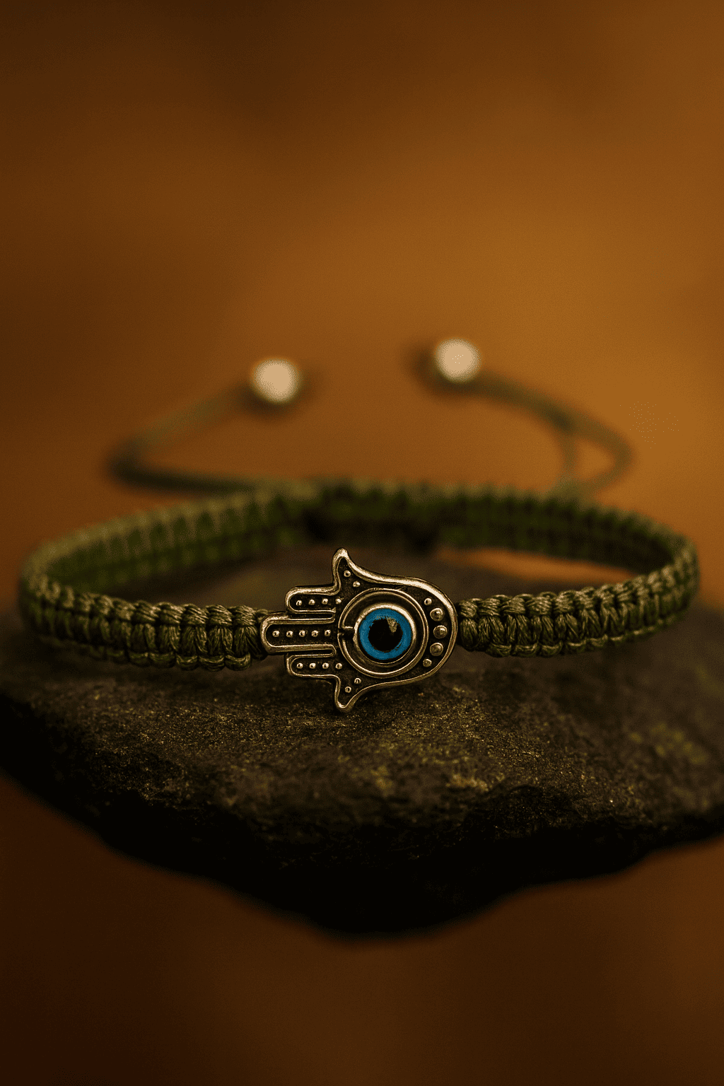 Adjustable Braided Evil Eye Bracelet - Hidden Forever