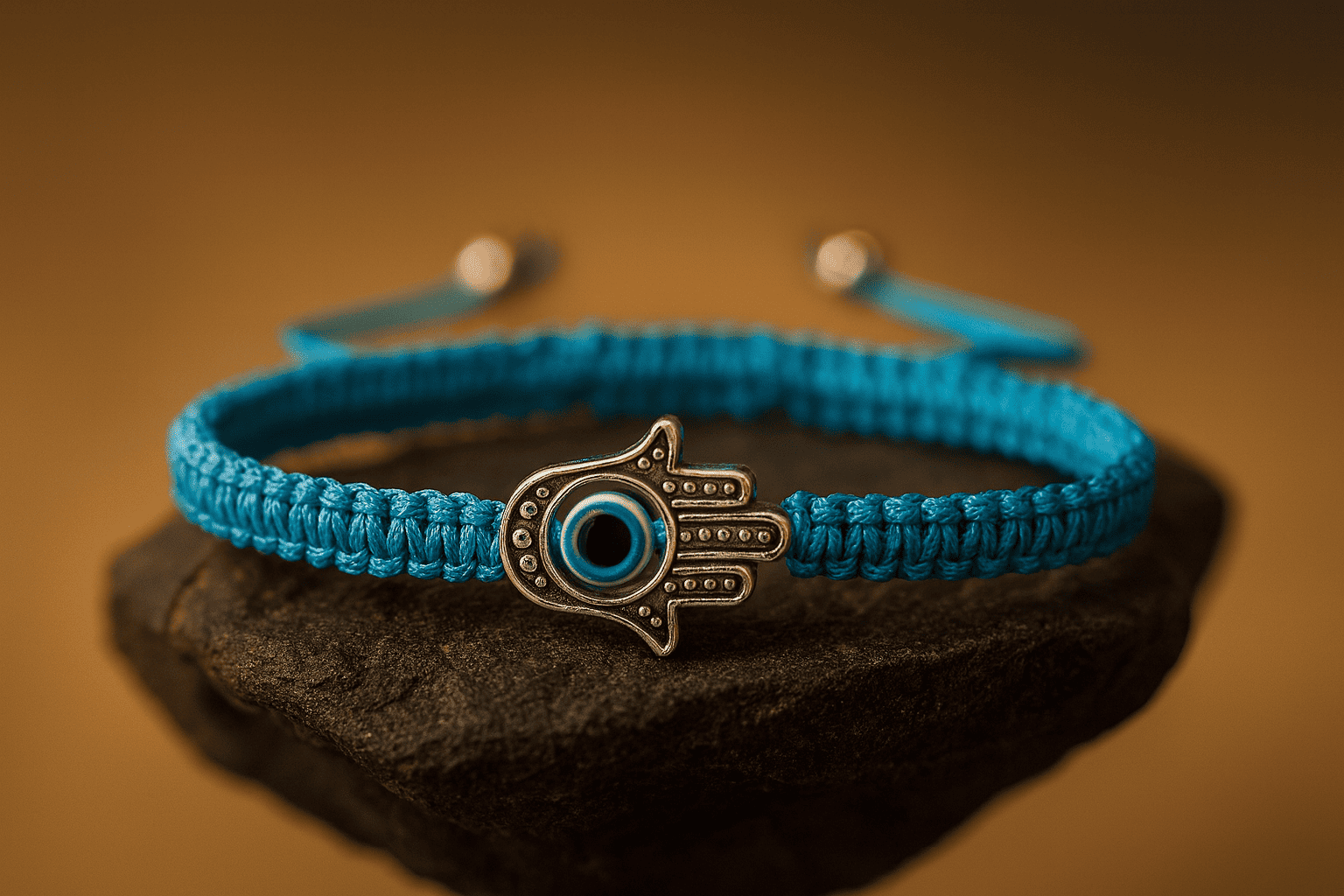 Adjustable Braided Evil Eye Bracelet - Hidden Forever