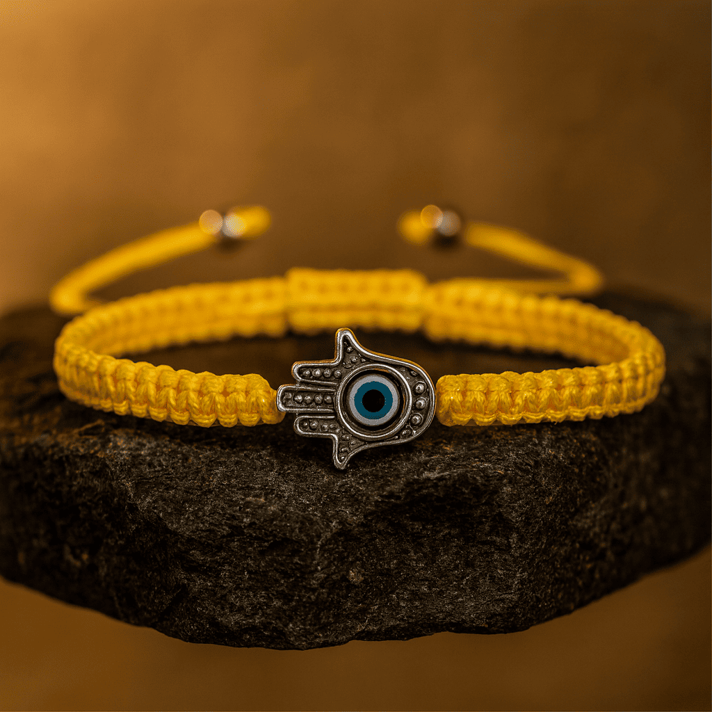 Adjustable Braided Evil Eye Bracelet - Hidden Forever
