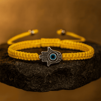 Adjustable Braided Evil Eye Bracelet - Hidden Forever