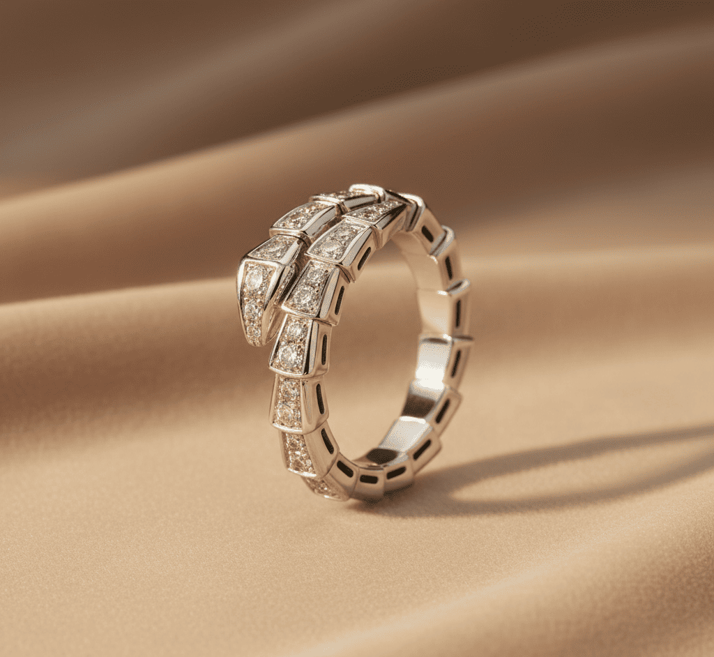 Adjustable Zircon Serpent Ring - Hidden Forever