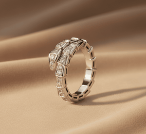 Adjustable Zircon Serpent Ring - Hidden Forever