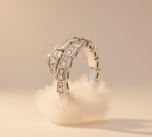 Adjustable Zircon Serpent Ring - Hidden Forever