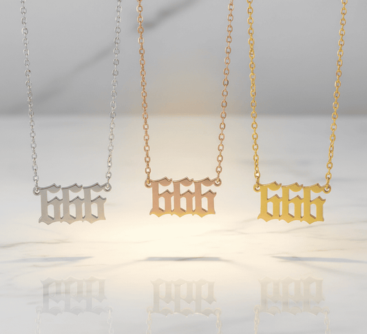 Angel Number Necklace - Hidden Forever