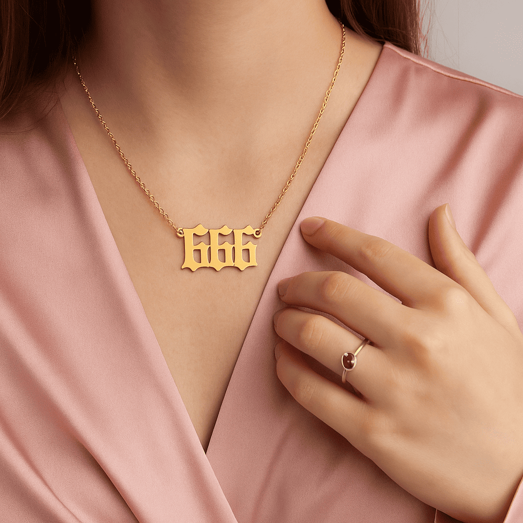 Angel Number Necklace - Hidden Forever