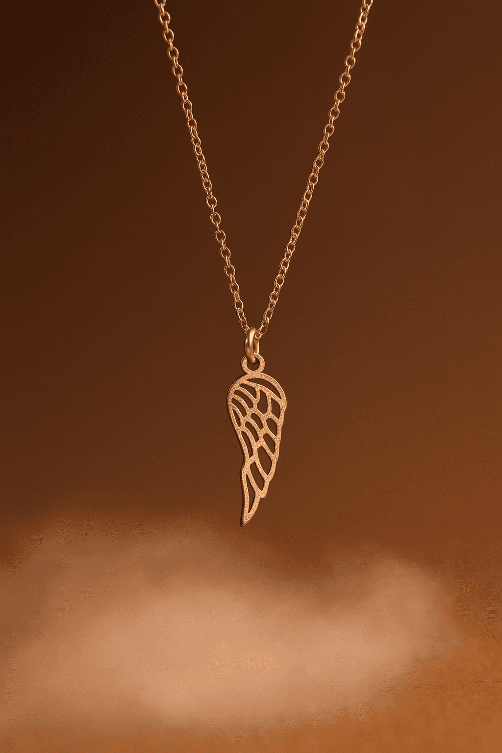Angel Wing Charm Necklace - Hidden Forever