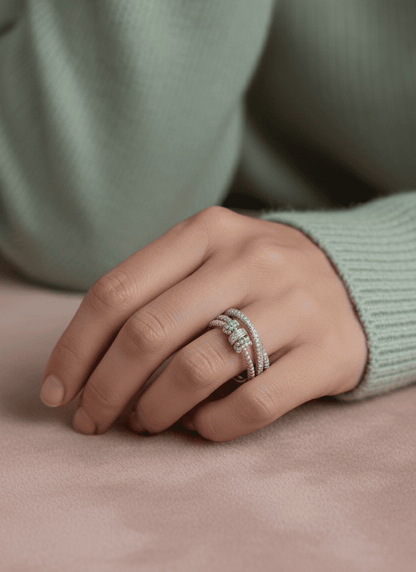 Anxiety Reduction Fidget Ring - Hidden Forever