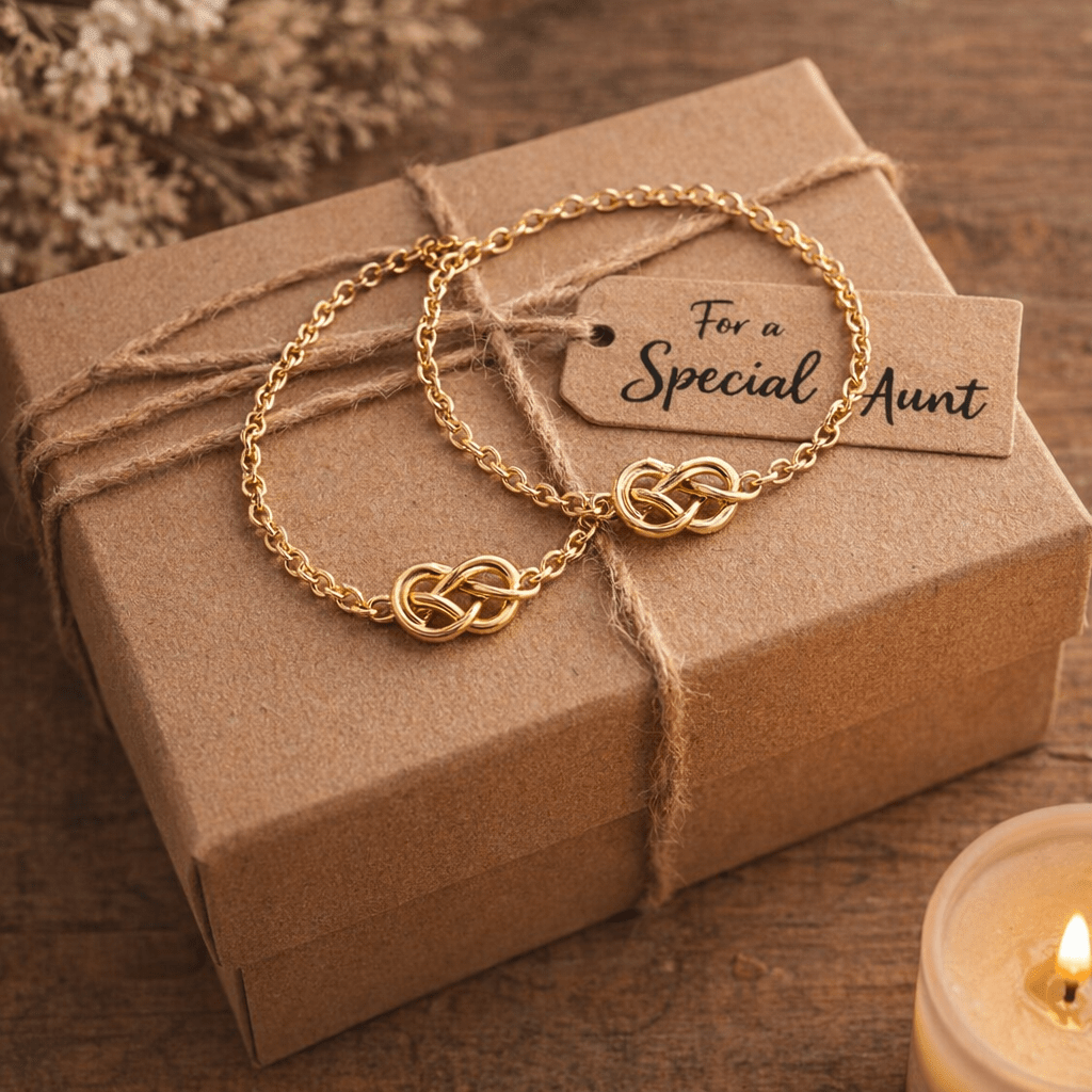 Aunt & Niece Eternal Bond Knot Bracelets - Hidden Forever
