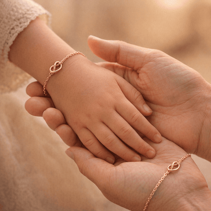 Aunt & Niece Eternal Bond Knot Bracelets - Hidden Forever