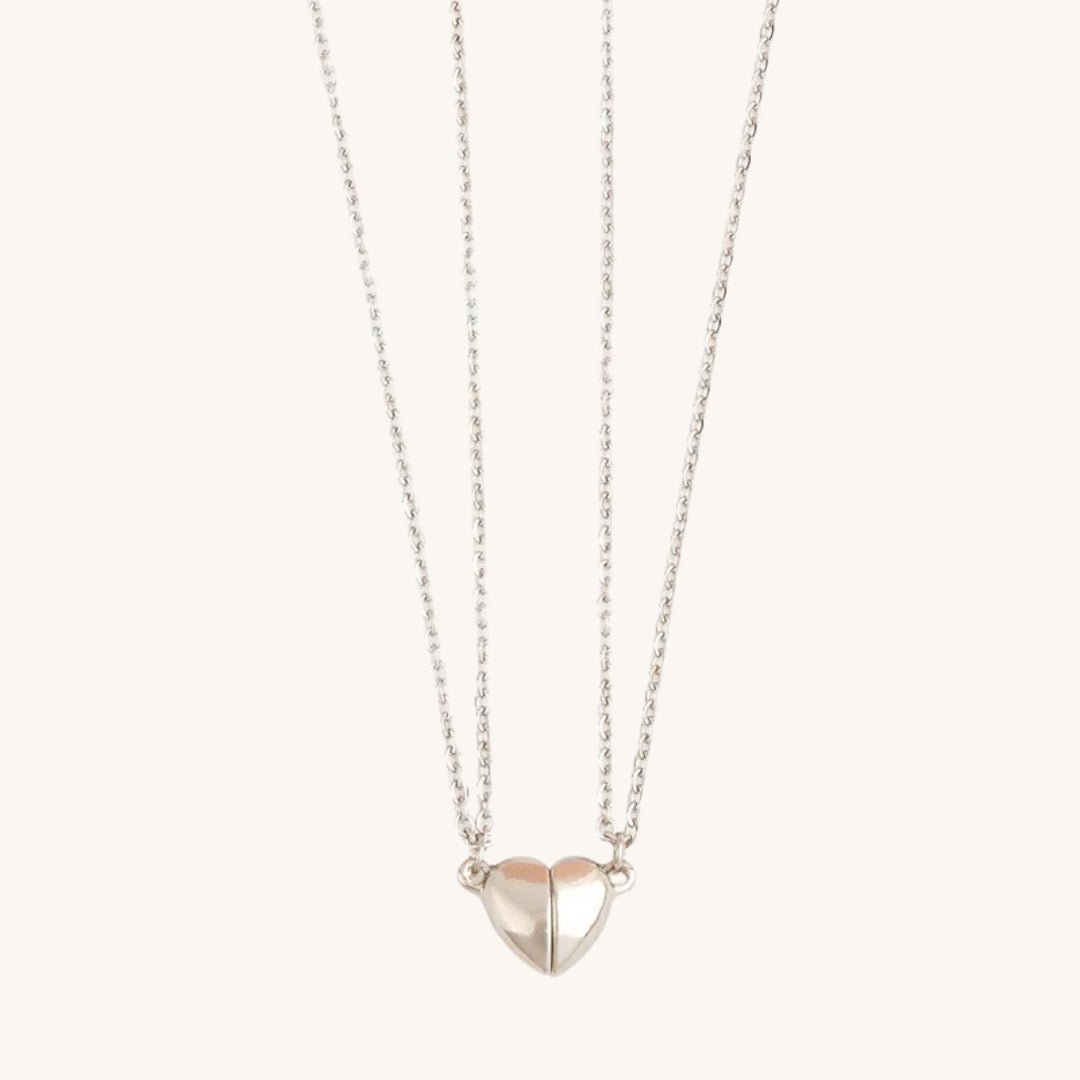 Best Friend Magnetic Mini Heart Necklace - Hidden Forever