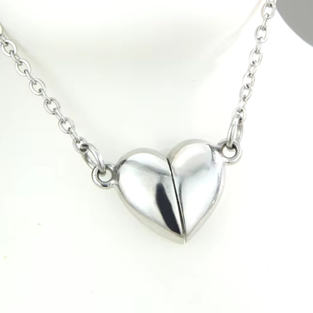 Best Friend Magnetic Mini Heart Necklace - Hidden Forever