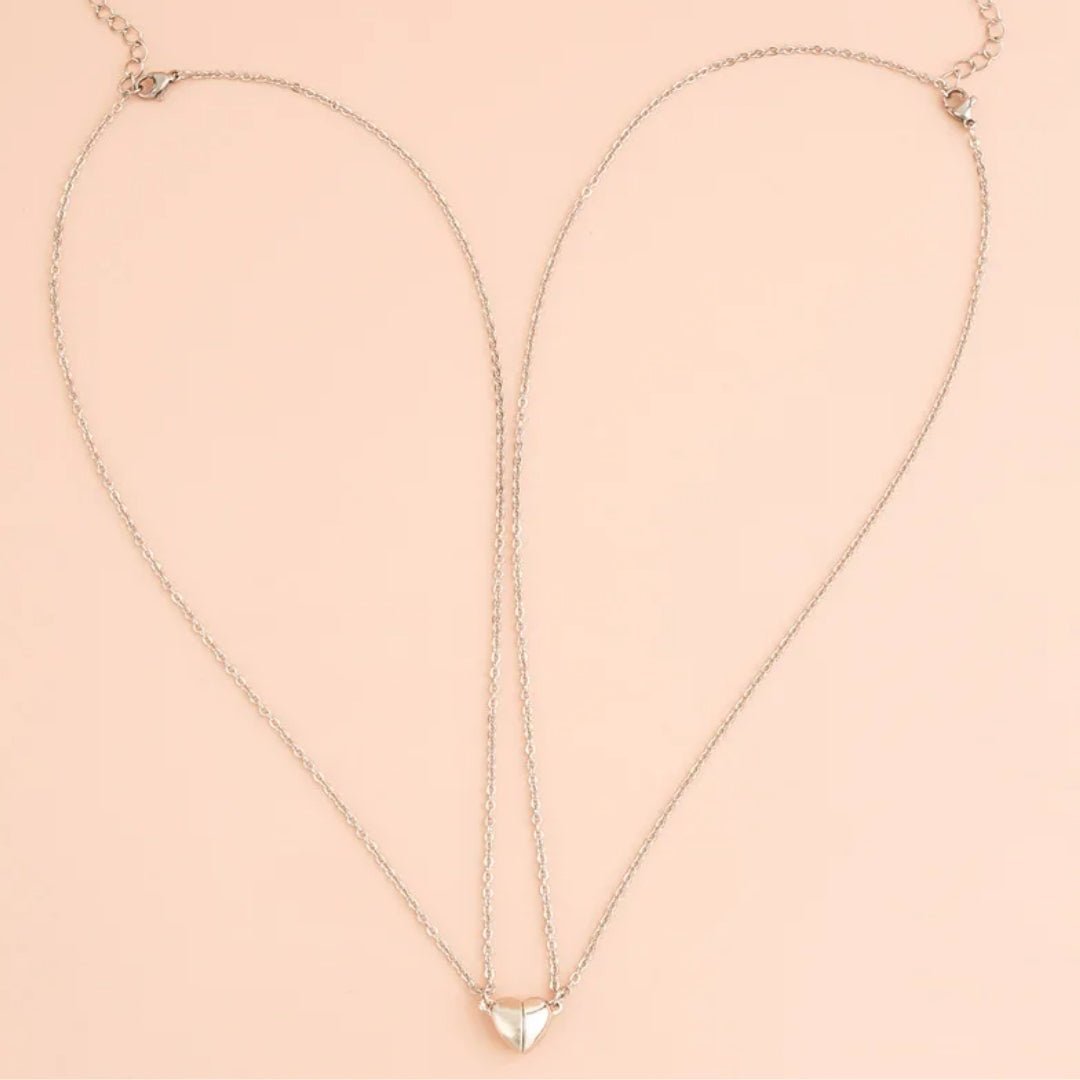 Best Friend Magnetic Mini Heart Necklace - Hidden Forever