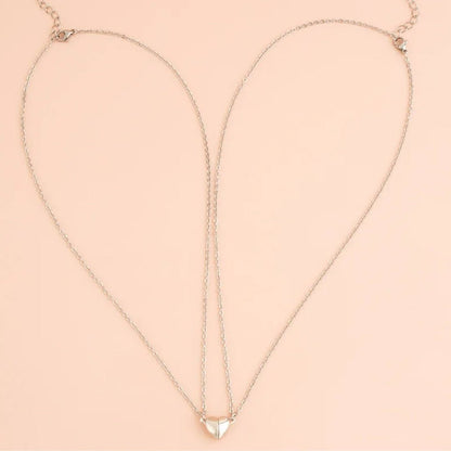 Best Friend Magnetic Mini Heart Necklace - Hidden Forever