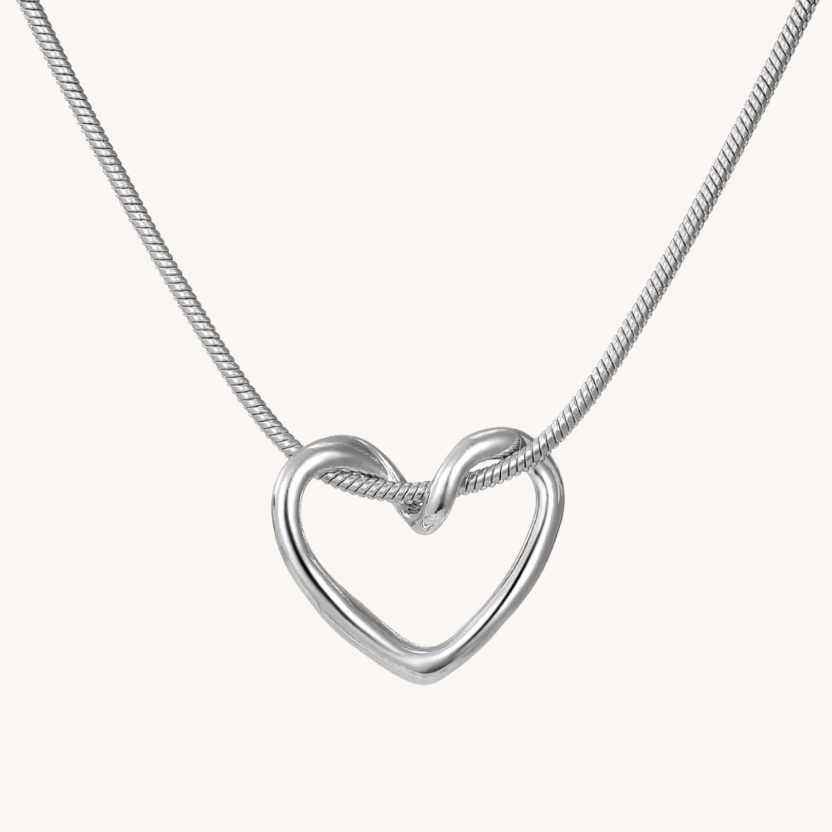 Best Friends Entwined Heart Necklace - Hidden Forever